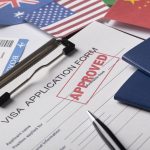 visa-application-composition-with-europe-america-flag